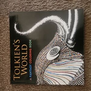 Tolkein's World Fantasy Adult Coloring Book